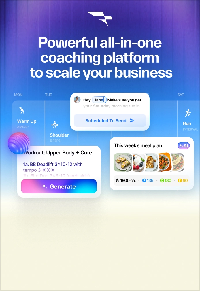 Everfit — the powerful all-in-one coaching platform to scale your business.