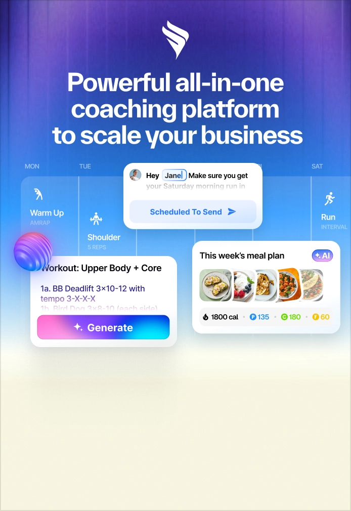 Everfit — the powerful all-in-one coaching platform to scale your business.