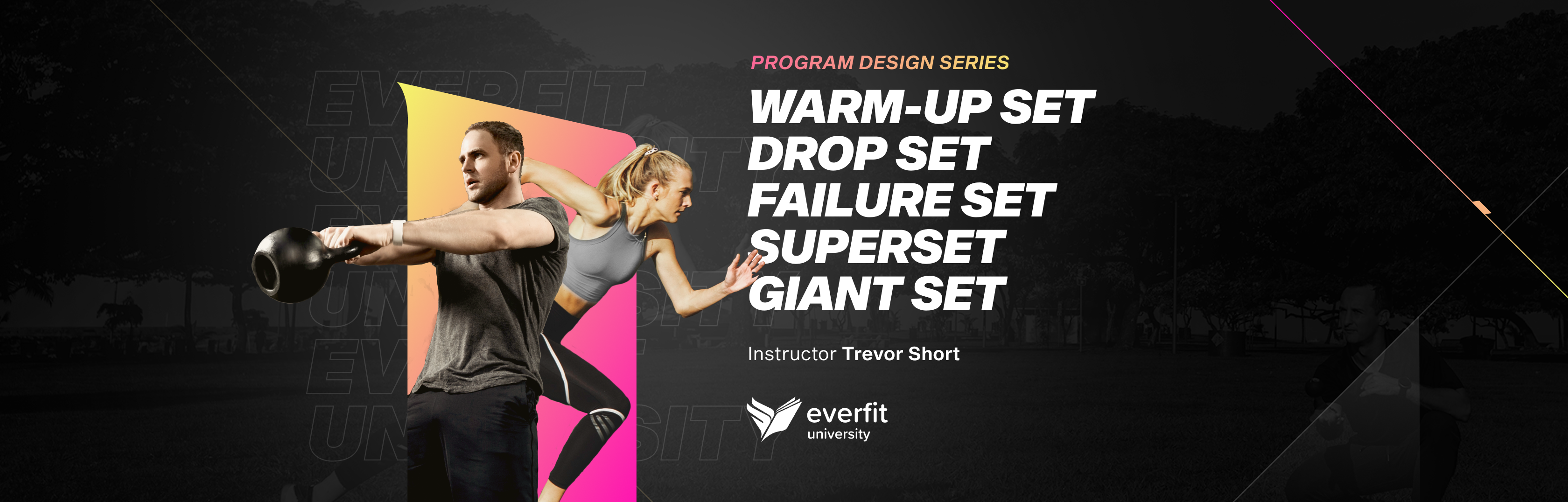 What are Warm-up set, Drop set, Failure set, superset & Giant set