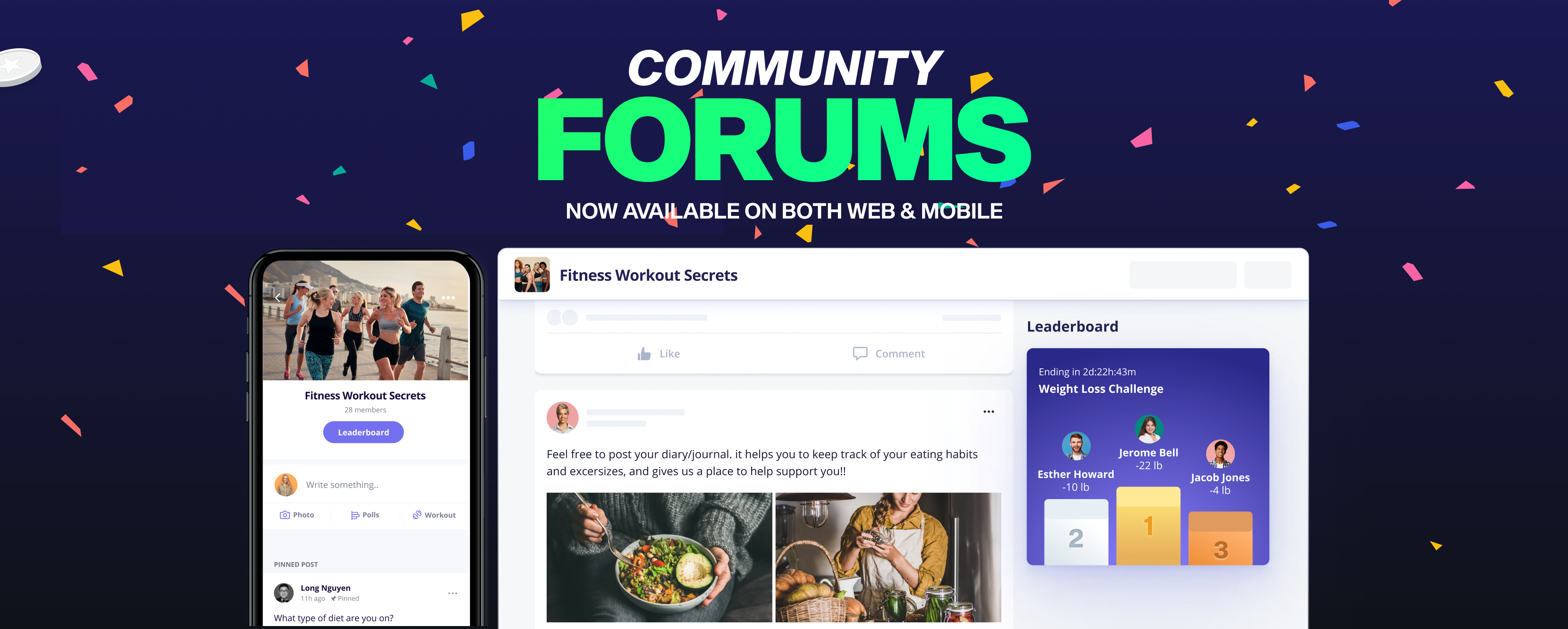 Forum and Leaderboards is now available on both Web and mobile
