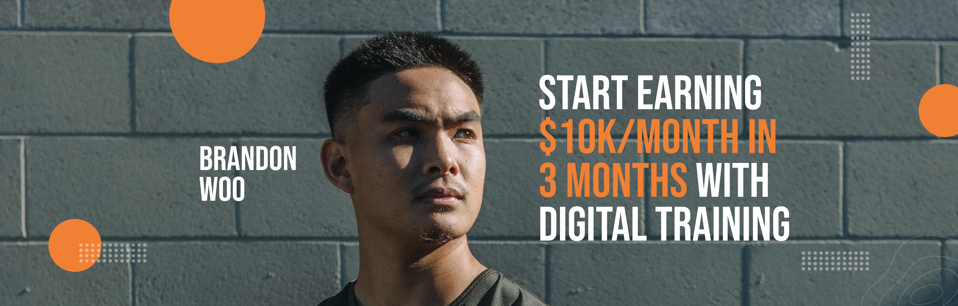 Brandon jumped from in-person training to digitally training clients and started earning $10k/month in 90 days
