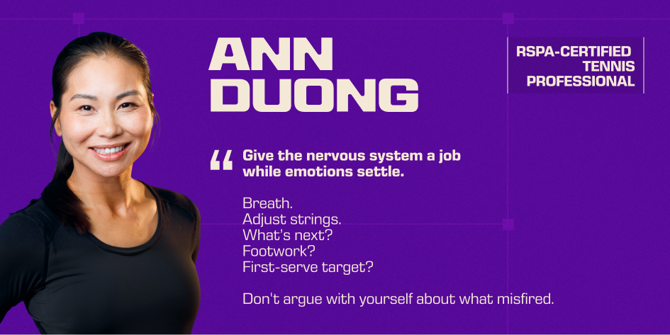 Everfit tennis coach Ann Duong