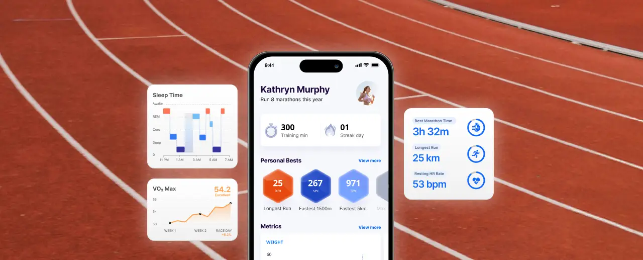 everfit custom metric tracking for athletic performance