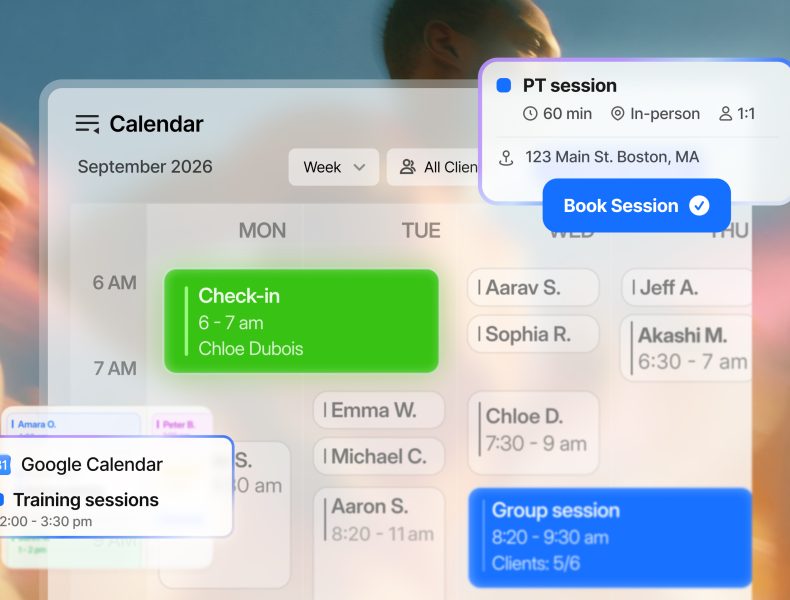 Booking and Scheduling for coaches and studios is here: Run your whole day on Everfit